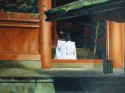 in a monastery in Nara (Japan)