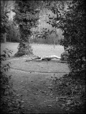 il Cristo in un cimitero