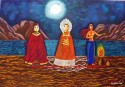 tres hechiceras con serpientes