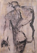 Figure Enigmatic in Gray