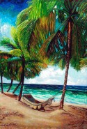 on the beach