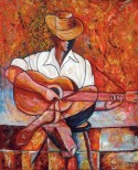 the guitar