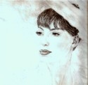 Retrato con pamela