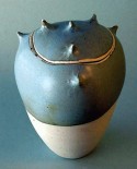Blue Grey Spike Jar