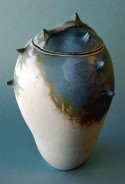 Blue Grey Spike Jar #2