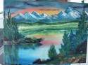 mountain sunset