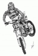 Davi MIllsaps riding Suzuki