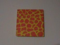 Giraffe Orange Print.