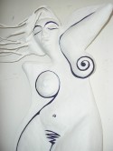 escultura blanca