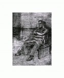 old woman seated