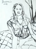 seated woman