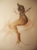 mujer seca