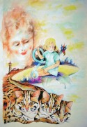 Acuarela y tinta