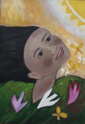 Flores y mariposas