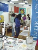 Alumnos trabajando