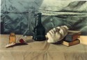 Natura morta con testa di gesso