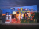 Mural. 1ª Jornada de Salud. Barrio San Fermin