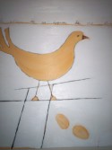 Gallina de los Huevos de Oro Mondrianica