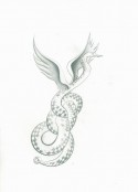 serpiente alada
