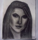 retrato a lapiz de Dulce