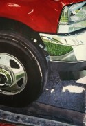 Red Bumper-mirror
