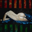 De azul, morena, la Eréndira