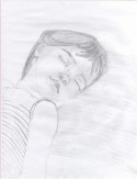 a 4 years old girl sleeping