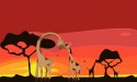 Jirafas en Africa
