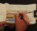 desde un boceto de un viaje