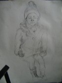 Drawrig to sculpture: Looking at you, think of me.