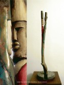 Gravitas, escultura en rama/branch wood sculpture