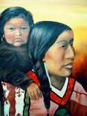 madre con niña