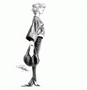 lady with bag