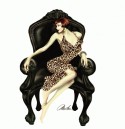 lady in chair