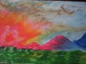 paisaje, arcoiris con acido 1