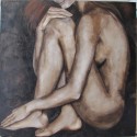 woman with no face