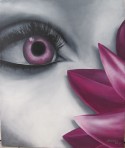 purple eye