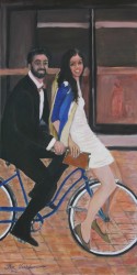 Lovers on Bike