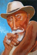Old man with cigar