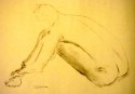 charcoal on paper V
