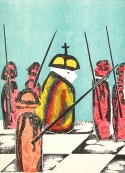 Peones amenazan el rey / pawns threaten the king
