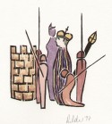 Peones, Torre, Reina y Rey / rook, queen, king