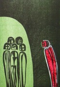 woodcut ot the Franz Kafka story Fellowship