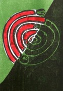 woodcut to the short story The Top by Franz Kafka