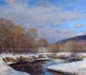April. Turn of the river