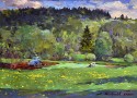 Etude with a tractor