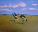 Royal cranes