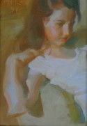 Portrait of Girl by John Asaro