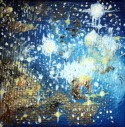 Heaven with stars blue
