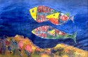 Three Fishes in Coral-Reef